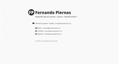 Desktop Screenshot of fernandopiernas.com